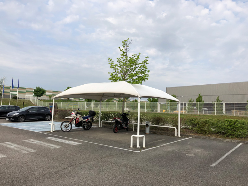 Texabri, abri de parking pour les deux-roues