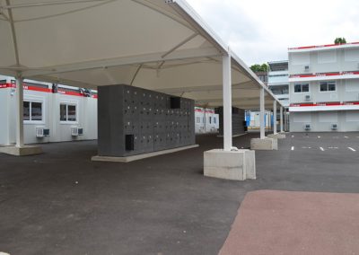 Texabri, constructeur de préau d'école, collège Paul Éluard Chatillon