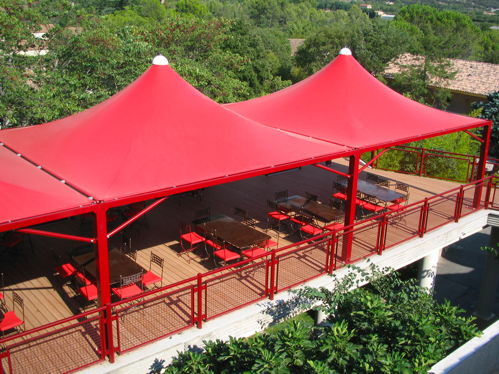 Texabri, fabricant de la couverture de terrasse du VVF de Murs