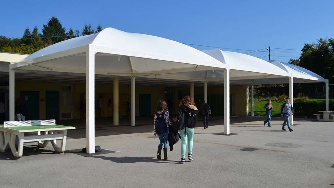 Préau scolaire : Collège Julie Victoire Daubié