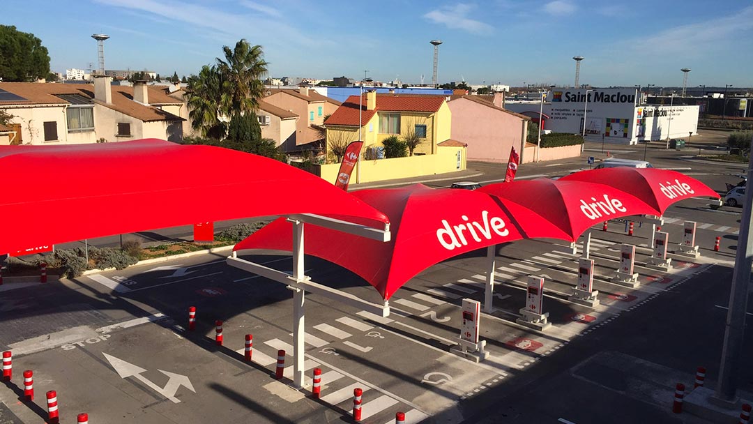 Abri drive : Carrefour de Nîmes Ouest