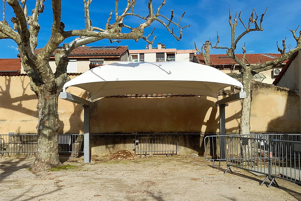 Préau du Clos de l’Hermitage à Bourg de Péage