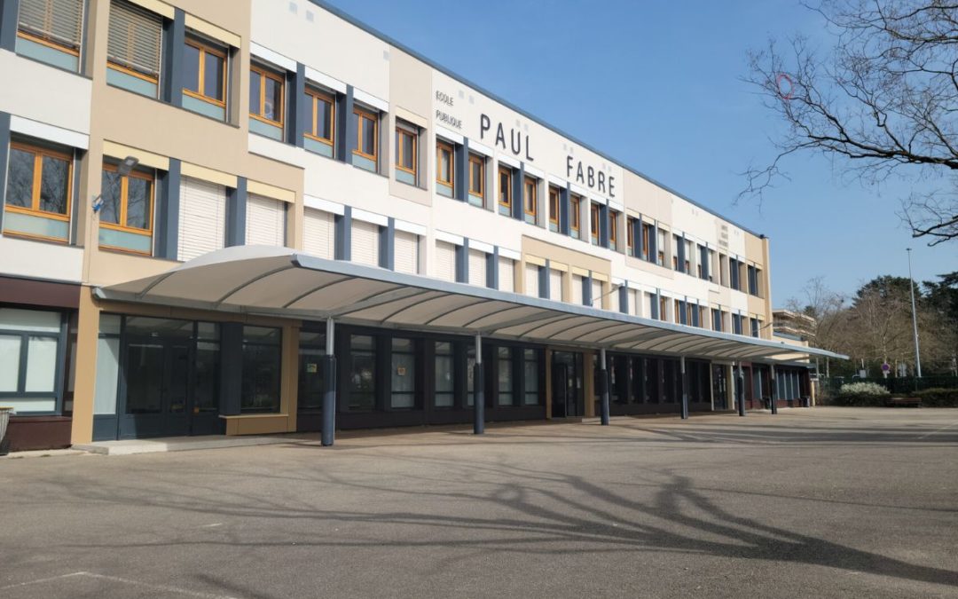 Aménagement du préau de l’école élémentaire Paul Fabre (69)