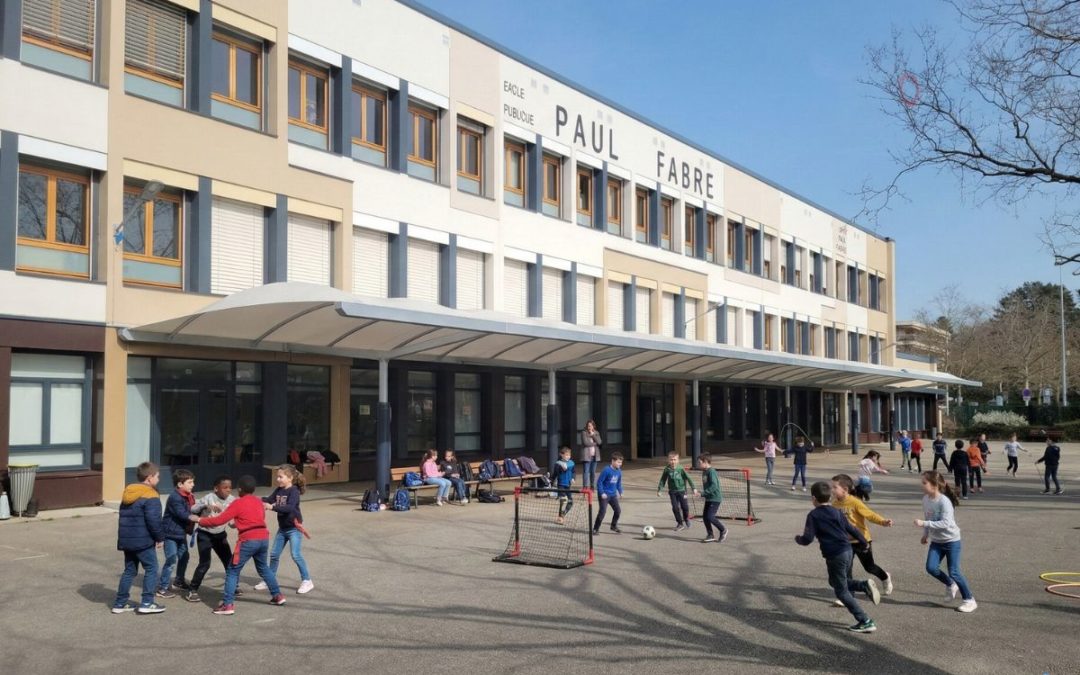 Aménagement du préau de l’école élémentaire Paul Fabre (69)